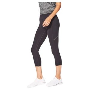 Lululemon Speed Up Crop Black Leggings Size 2